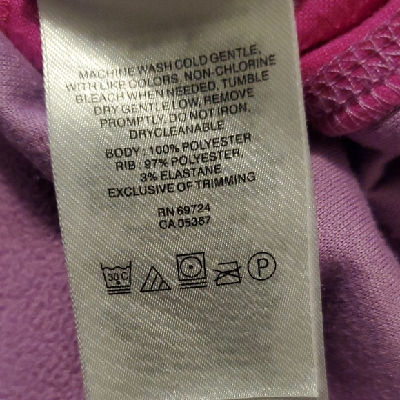 Columbia Women's Pink and Purple Fleece Top - Picture 8 of 8